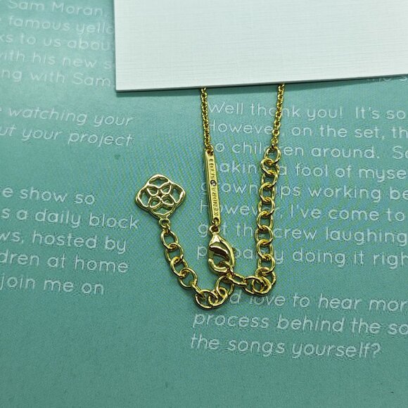 Kendra Scott Gold Necklace - Picture 4 of 4
